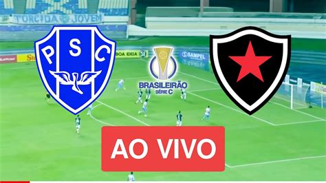 assistir paysandu x botafogo pb ao vivo